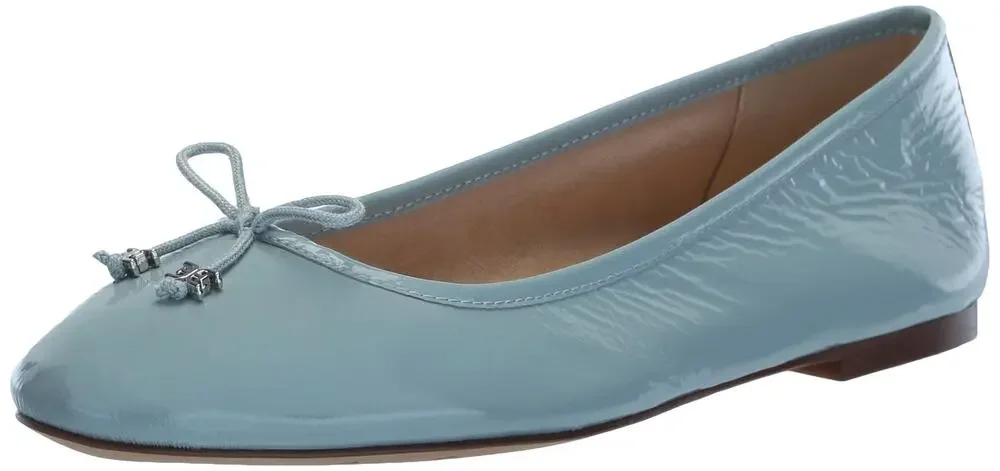 SAM EDELMAN FELICIA LUXE BALLET FLAT ROBIN EGG BLUE 6 MEDIUM